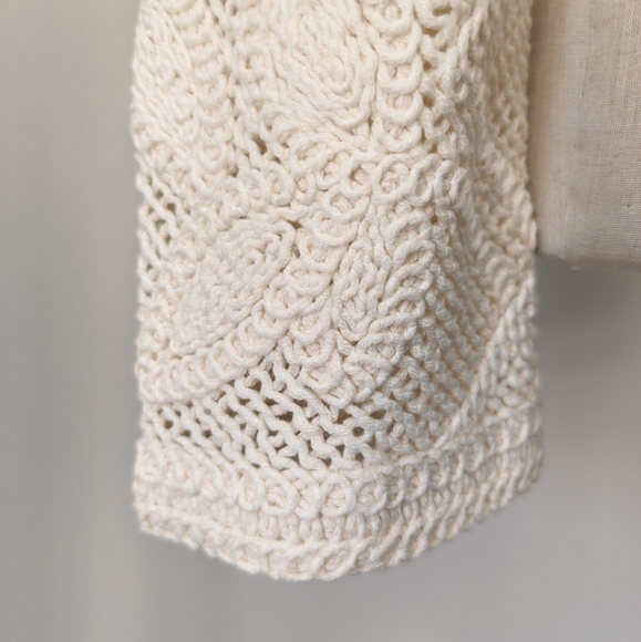 Sezane Nora Cardigan In Ecru - Picture 12 of 15